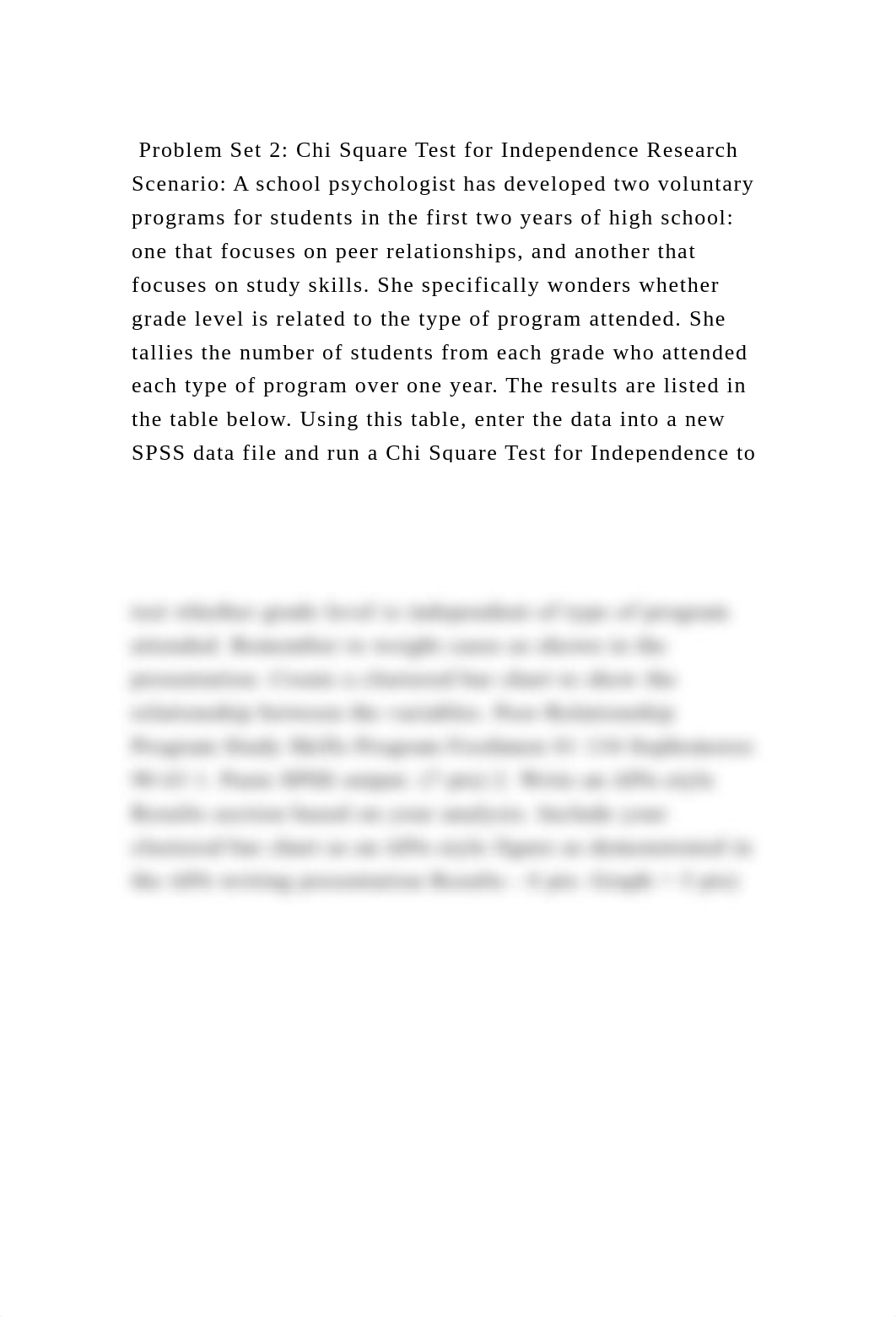 Problem Set 2 Chi Square Test for Independence Research Scenario .docx_dp8k5uwmofh_page2