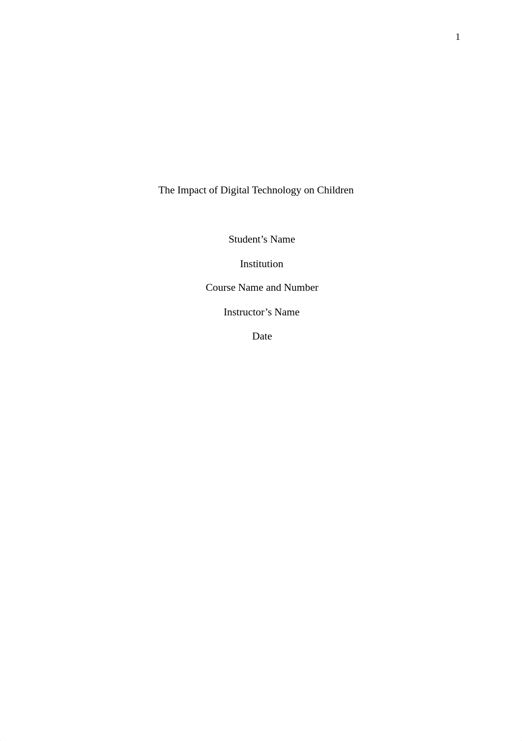 The Impact of Digital Technology on Children_final draft.docx_dp8tgdr7i6x_page1