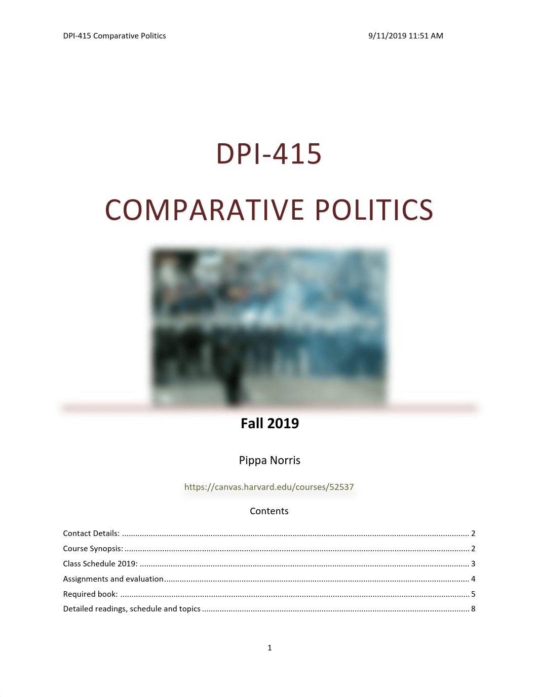 DPI415 Comparative Politics Syllabus Fall 2019.pdf_dp8tubaapu5_page1