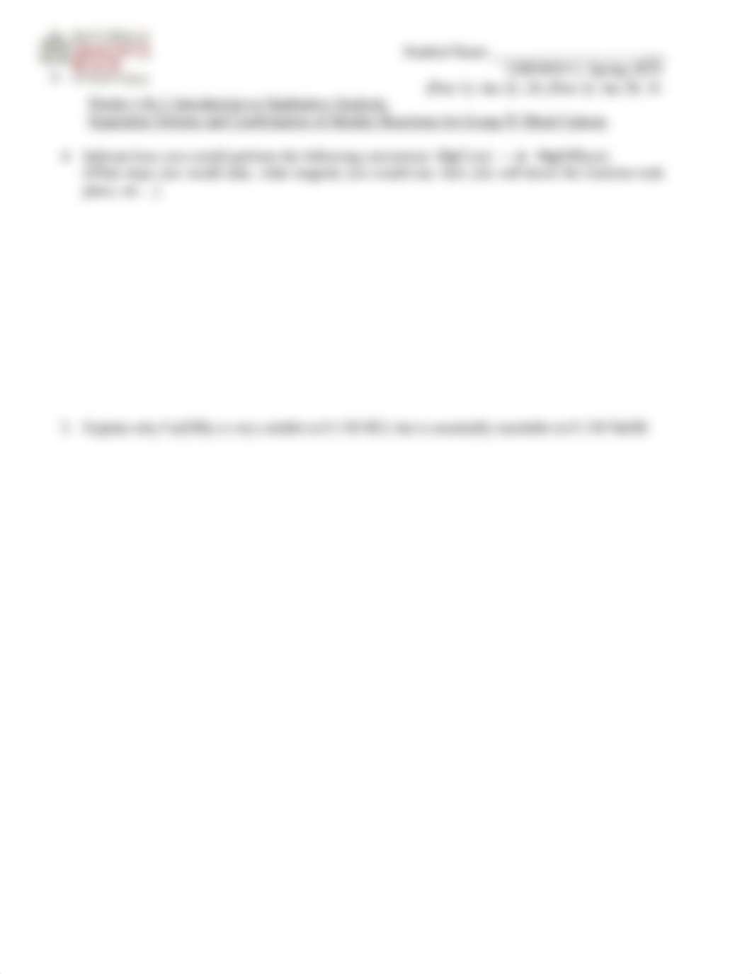 Spring 2019 CHEM 101 Lab 1 and 2 - Group IV Ions - Pre-lab Questions.pdf_dp8y77hn7lr_page2