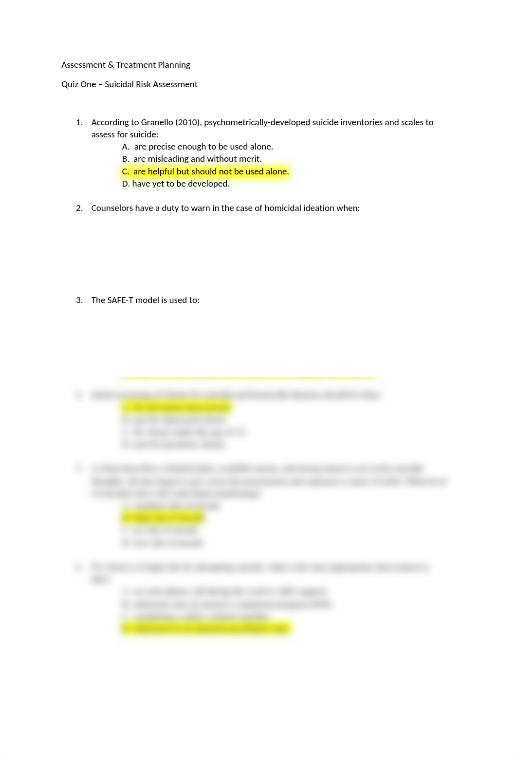 Quiz One - Suicidal Risk Assessment.docx_dp92koy3pgw_page1