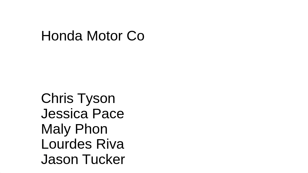 Honda Motor Co Group E_dp98nspdr0g_page1