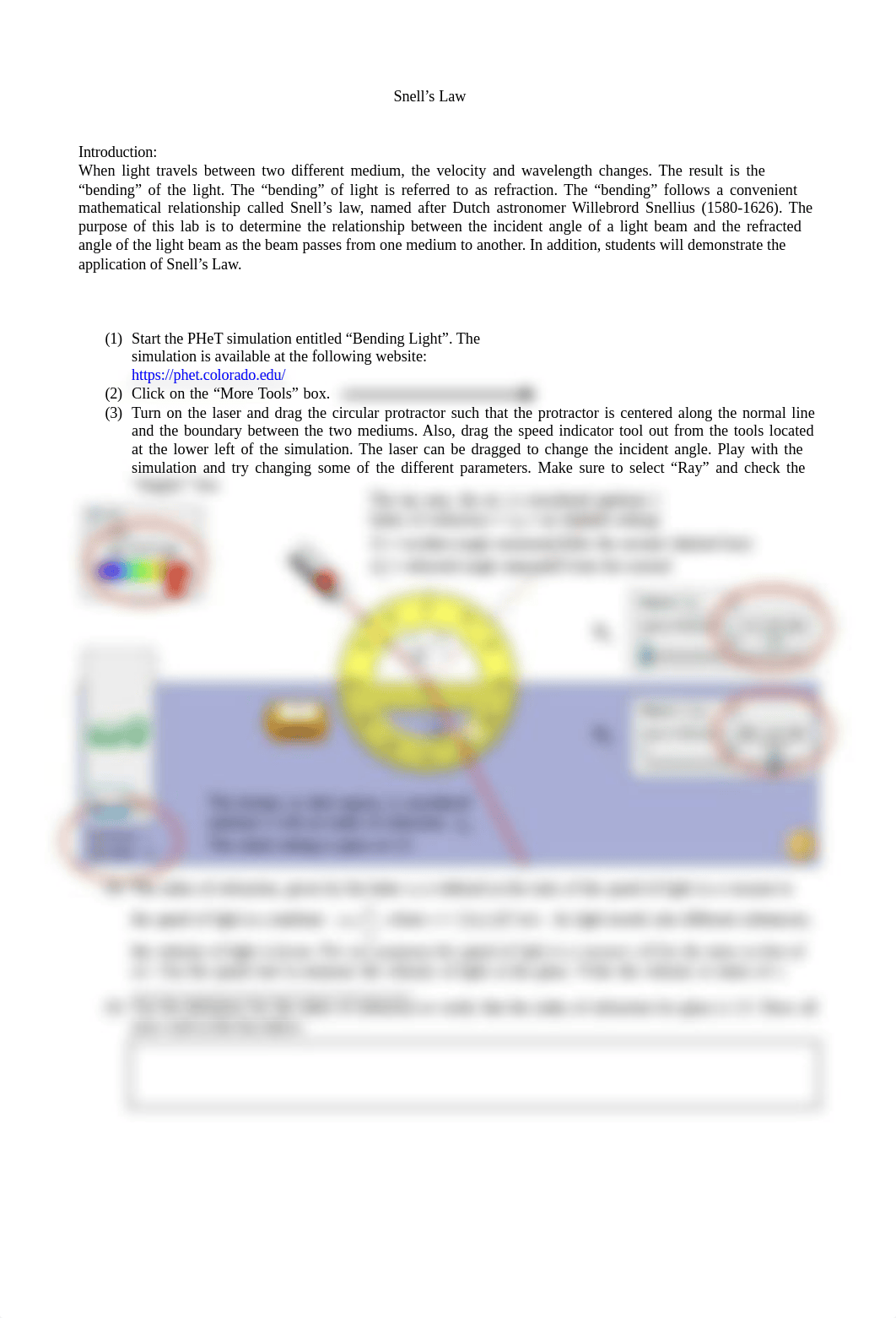 Lab Snells Law and TIR using Phet sim.docx_dp995uz8pj7_page1