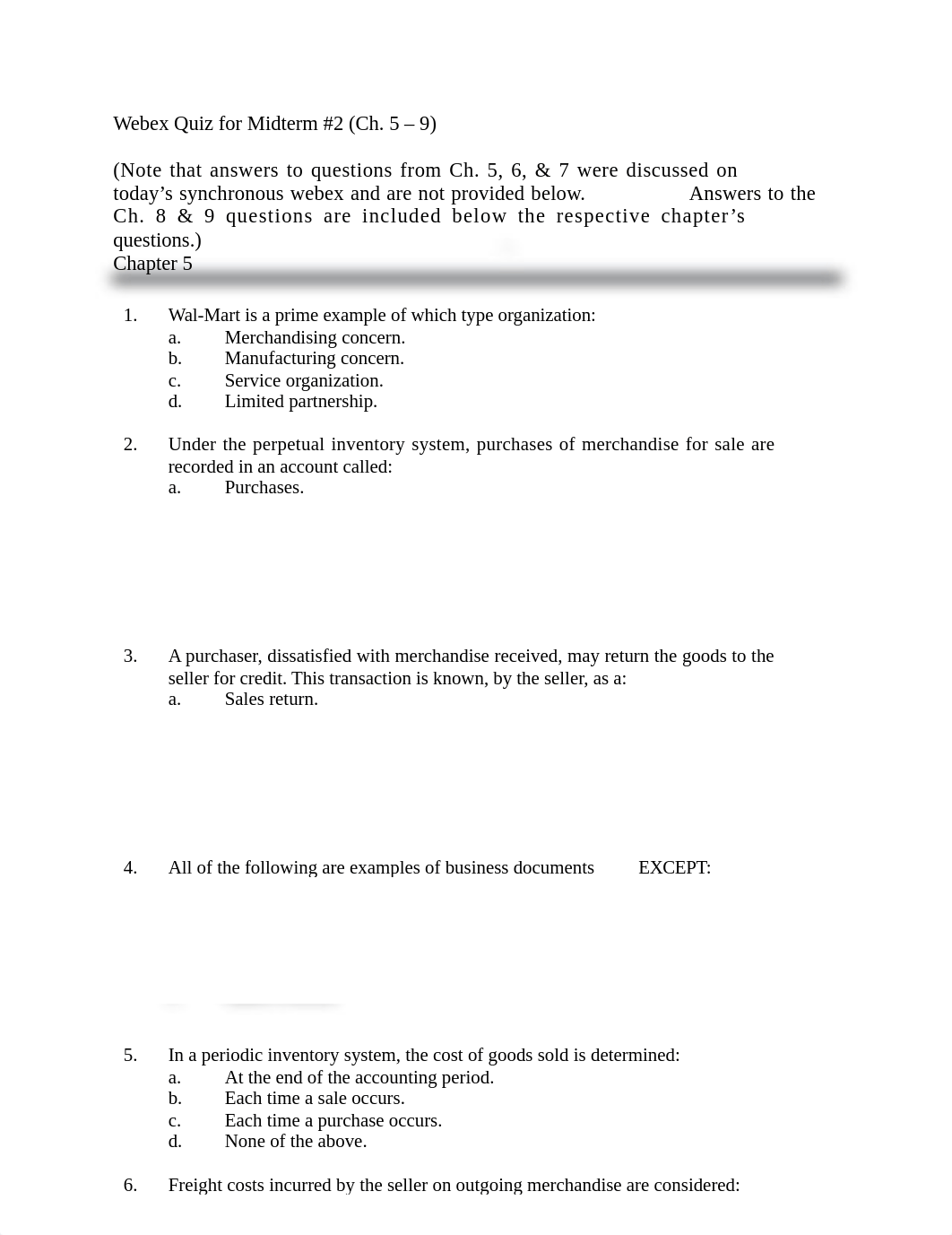 Synchronous Webex Quiz for Midterm 2 (Ch. 5 - 9) incl solutions for Ch.8 and 9 questions.docx_dp9cxlbfujk_page1