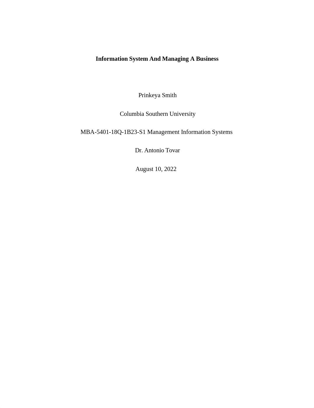 Unit 2 Information Systems & Managing A Business MBA-5401-18Q-1B23-S1 P.Smith.docx_dp9fwzjd6t9_page1