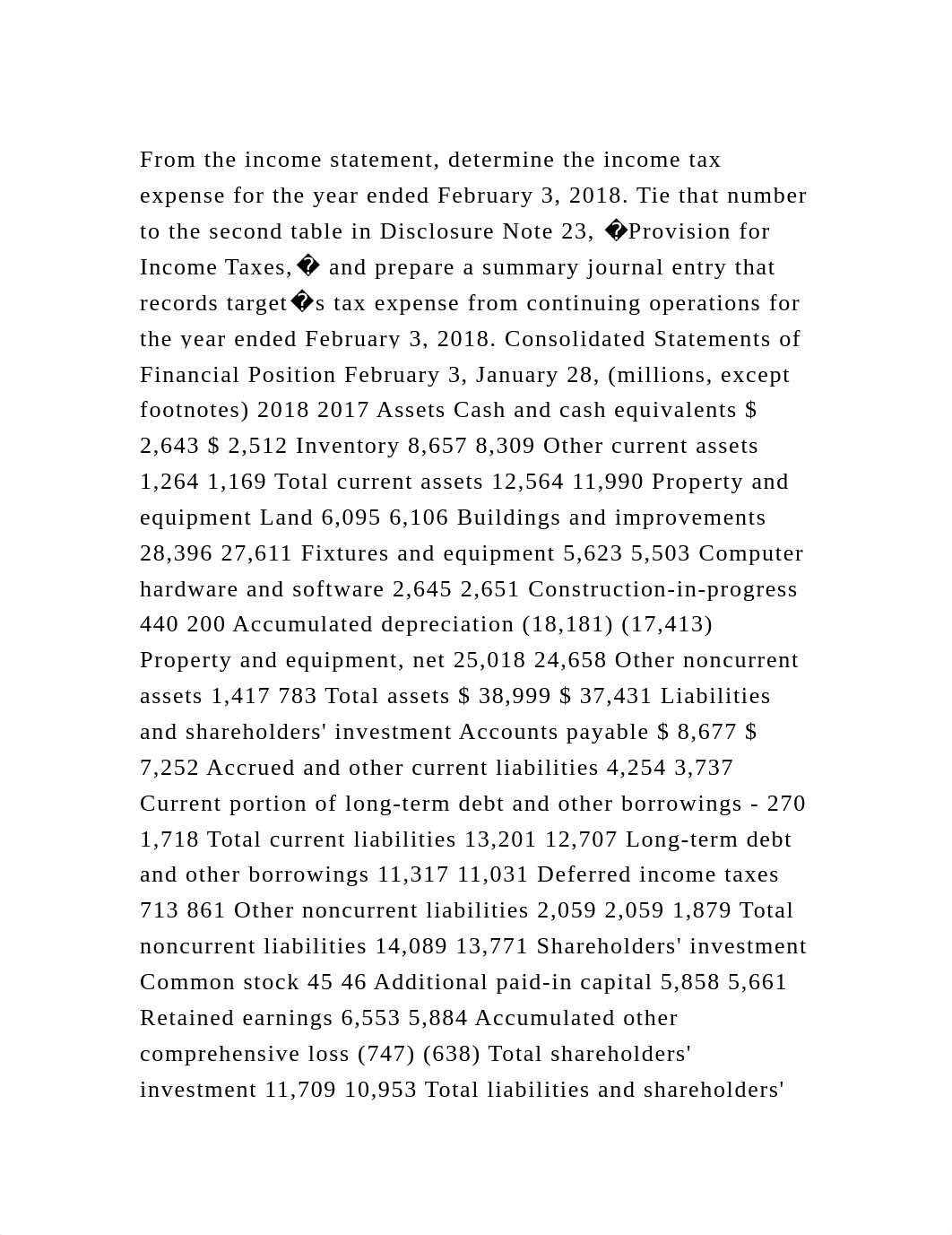 From the income statement, determine the income tax expense for the .docx_dp9it9f1fn5_page2