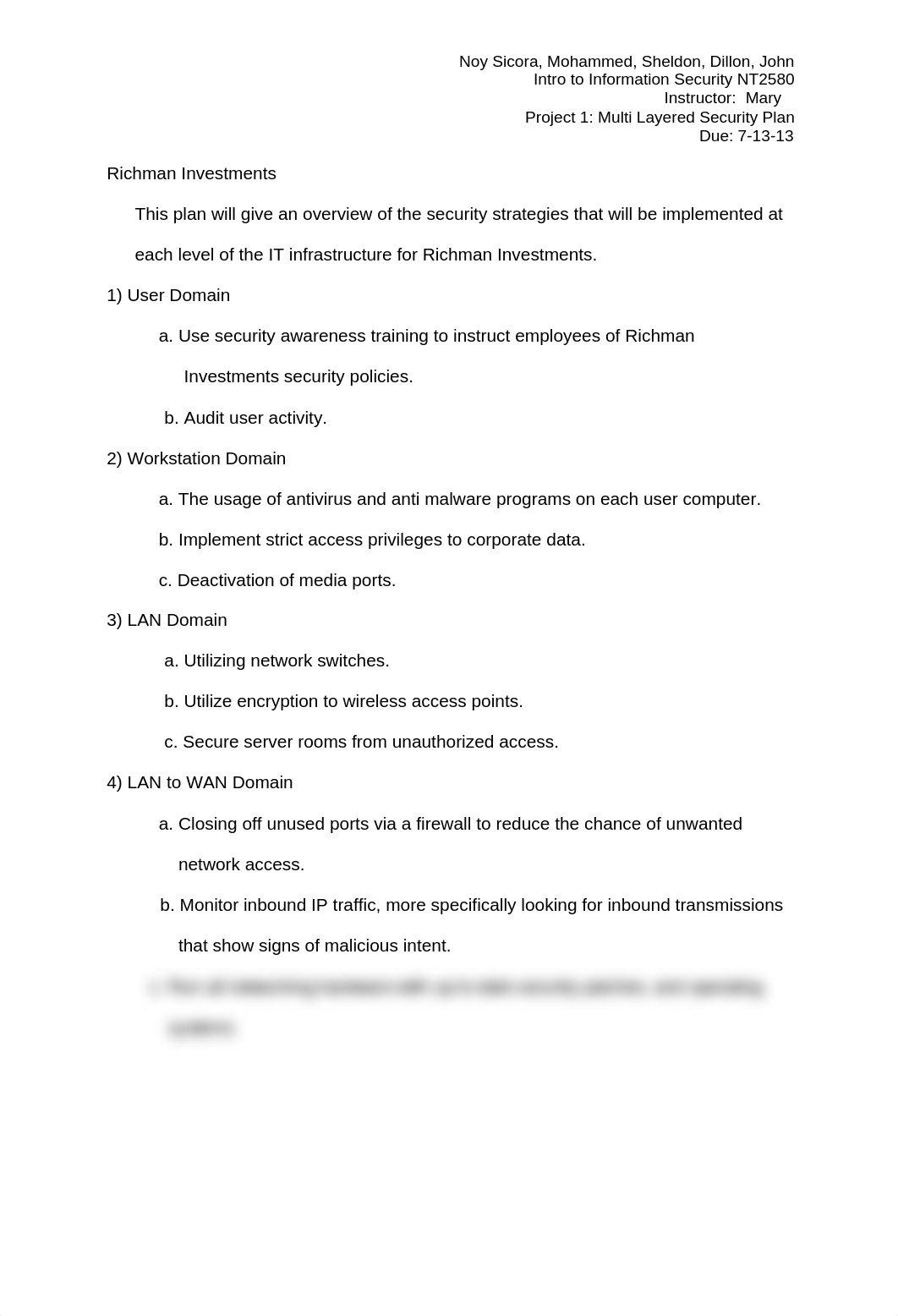 Project 1 Multi Layered Security Plan_dp9swvph5y9_page1