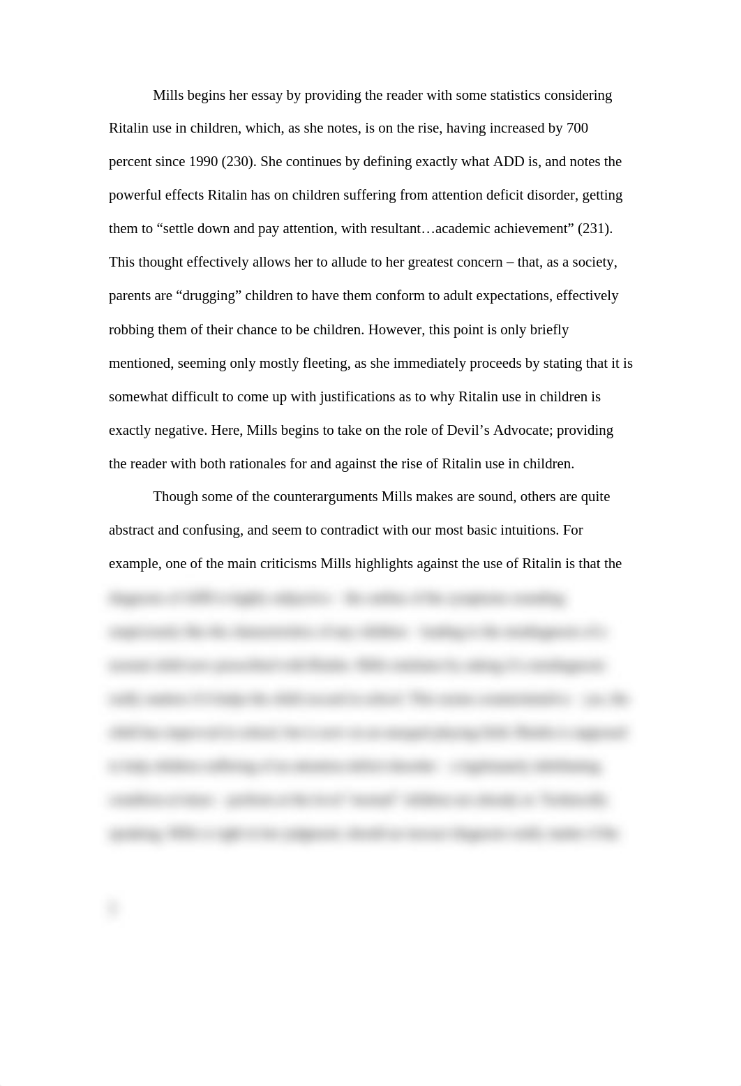 Analysis of Claudia Mills' Ethical Appraisal on the Rise of Ritalin_dp9tdkbm6xa_page2