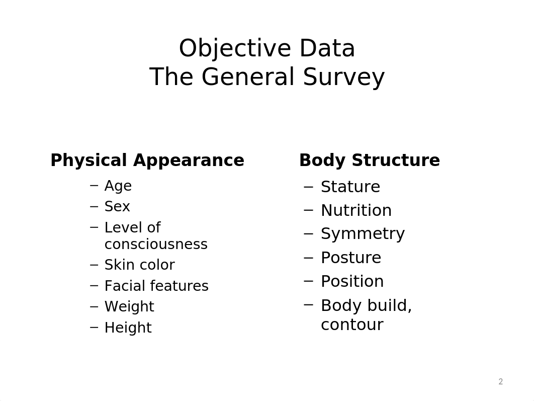 General Survey, Measurement, Vital Signs _Mental Status_AY 2018 2019.ppt_dp9tm4c6sr5_page2