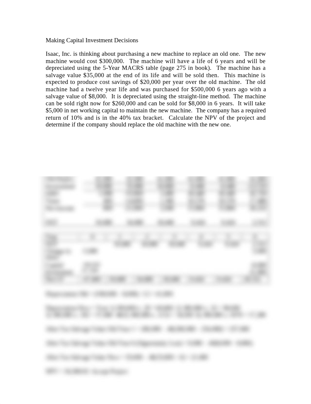 Making Capital Investment Decisions Practice Problem #2 - Solution_dp9zzhnc2ja_page1