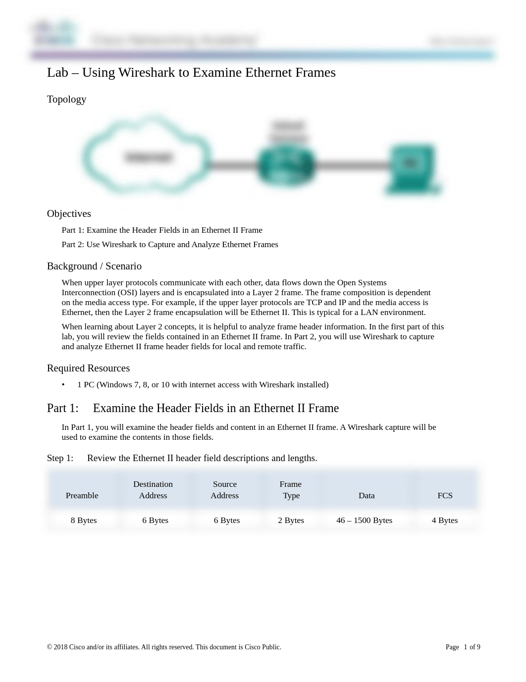 5.1.1.7 Lab - Using Wireshark to Examine Ethernet Frames.pdf_dpa7xnjfqby_page1