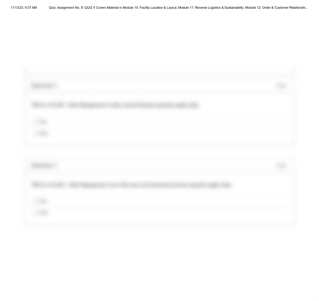 Quiz_ Assignment No. 8_ QUIZ 4 Covers Material in Module 10_ Facility Location & Layout, Module 11__dpafitkfap0_page2