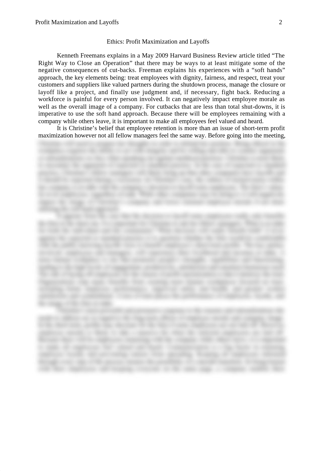 Ethics_Profit Maximization and Layoffs_Wysocki.docx_dpaplcjzcem_page2