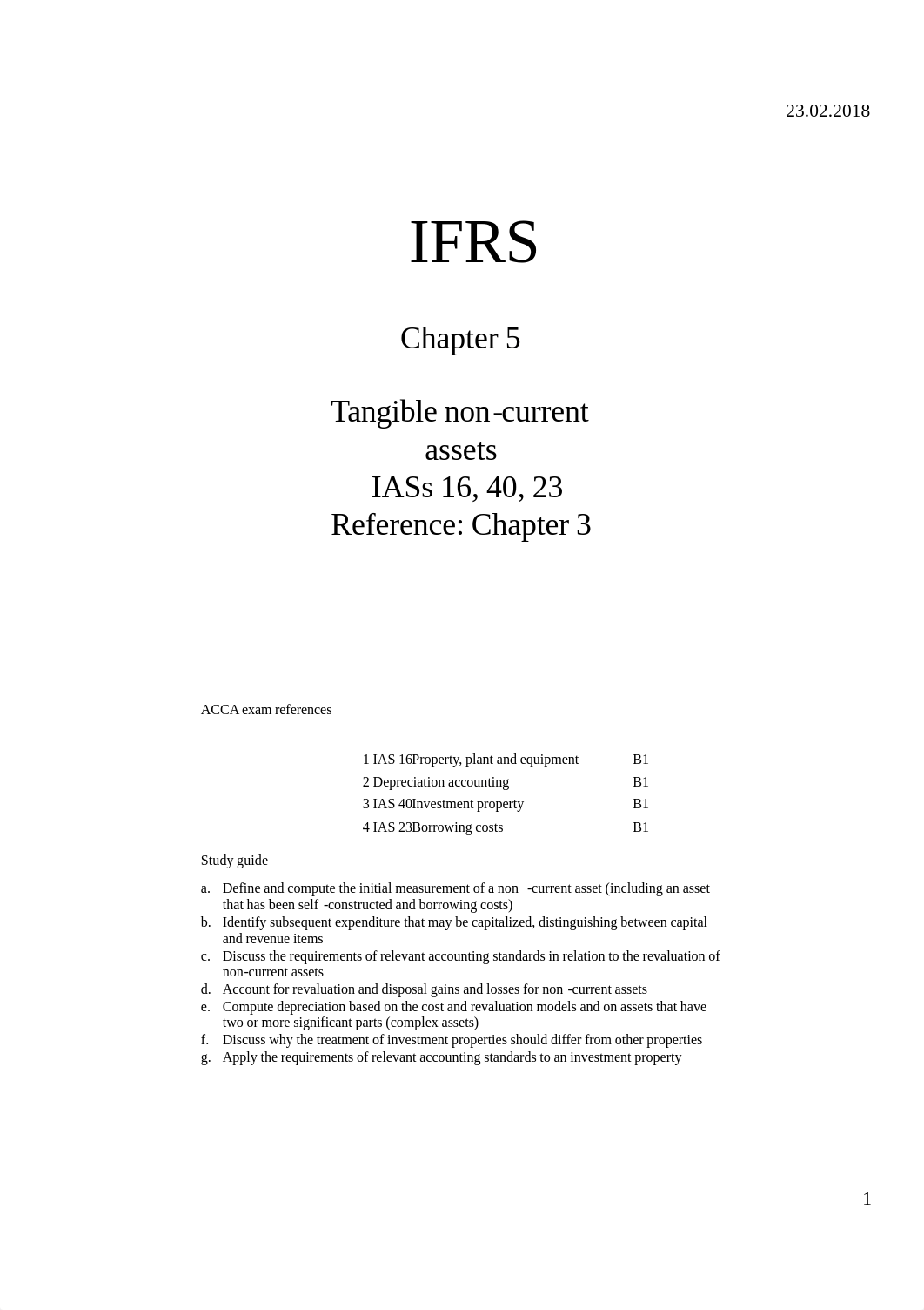 IFRS-Chapter 5- Tangible non-current assets IASs 16, 40, 23 part 1 handouts.pdf_dparjilmy01_page1