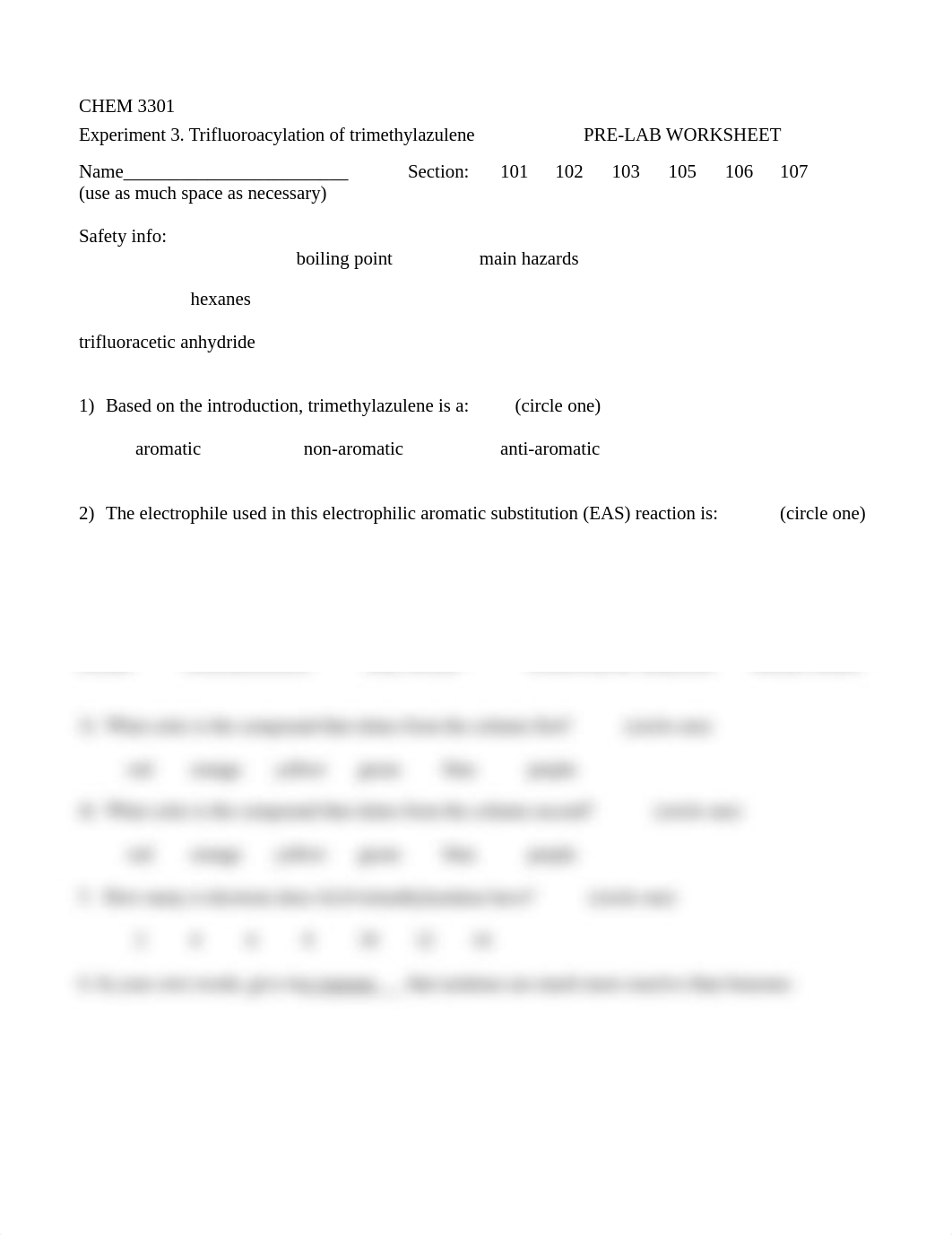 Exp 3 - Prelab (trifluoroacylation of trimethylazulene).docx_dpat47aq9cn_page1