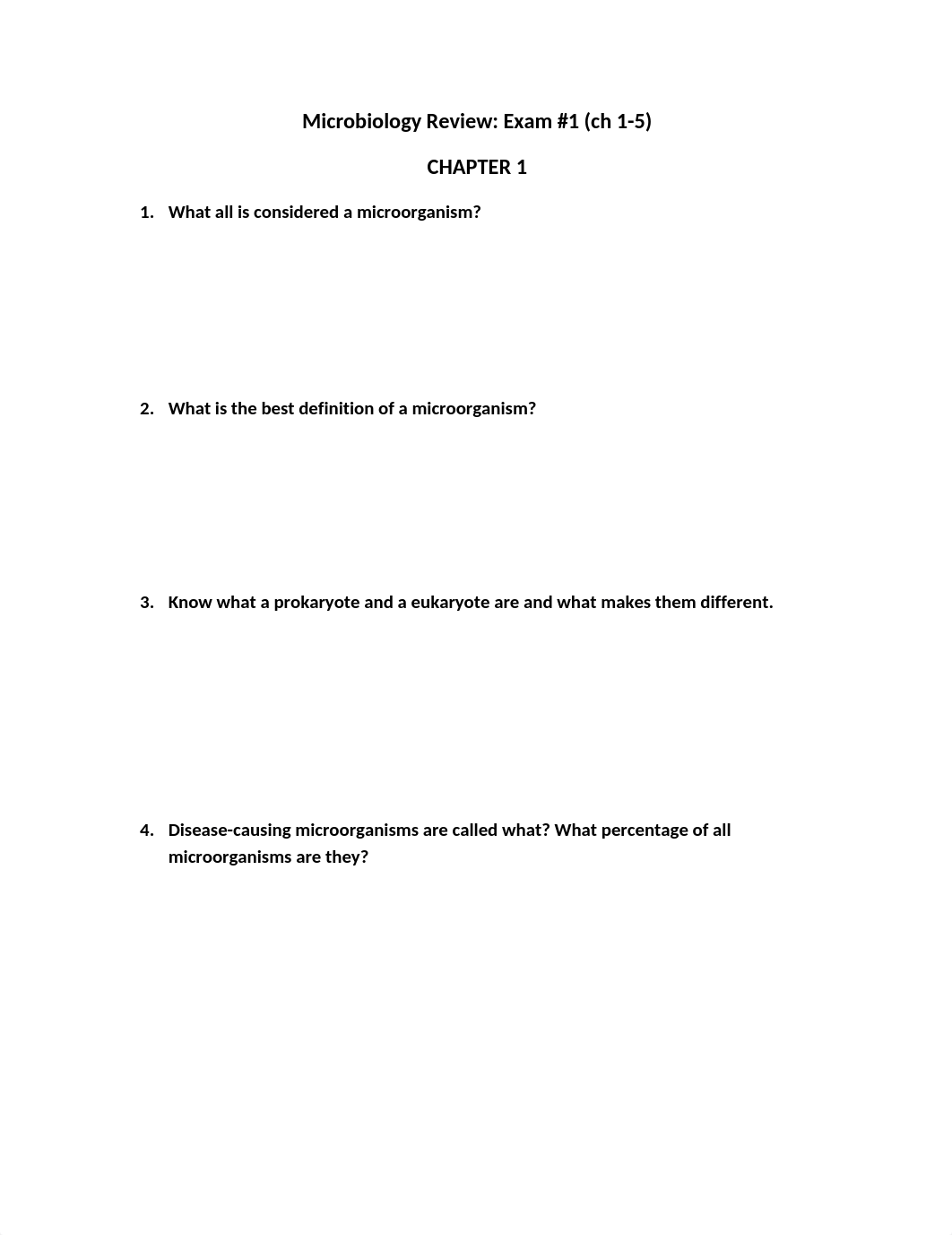 Microbiology Review Exam #1 Cowan(1)_dpb0wjv7oh7_page1