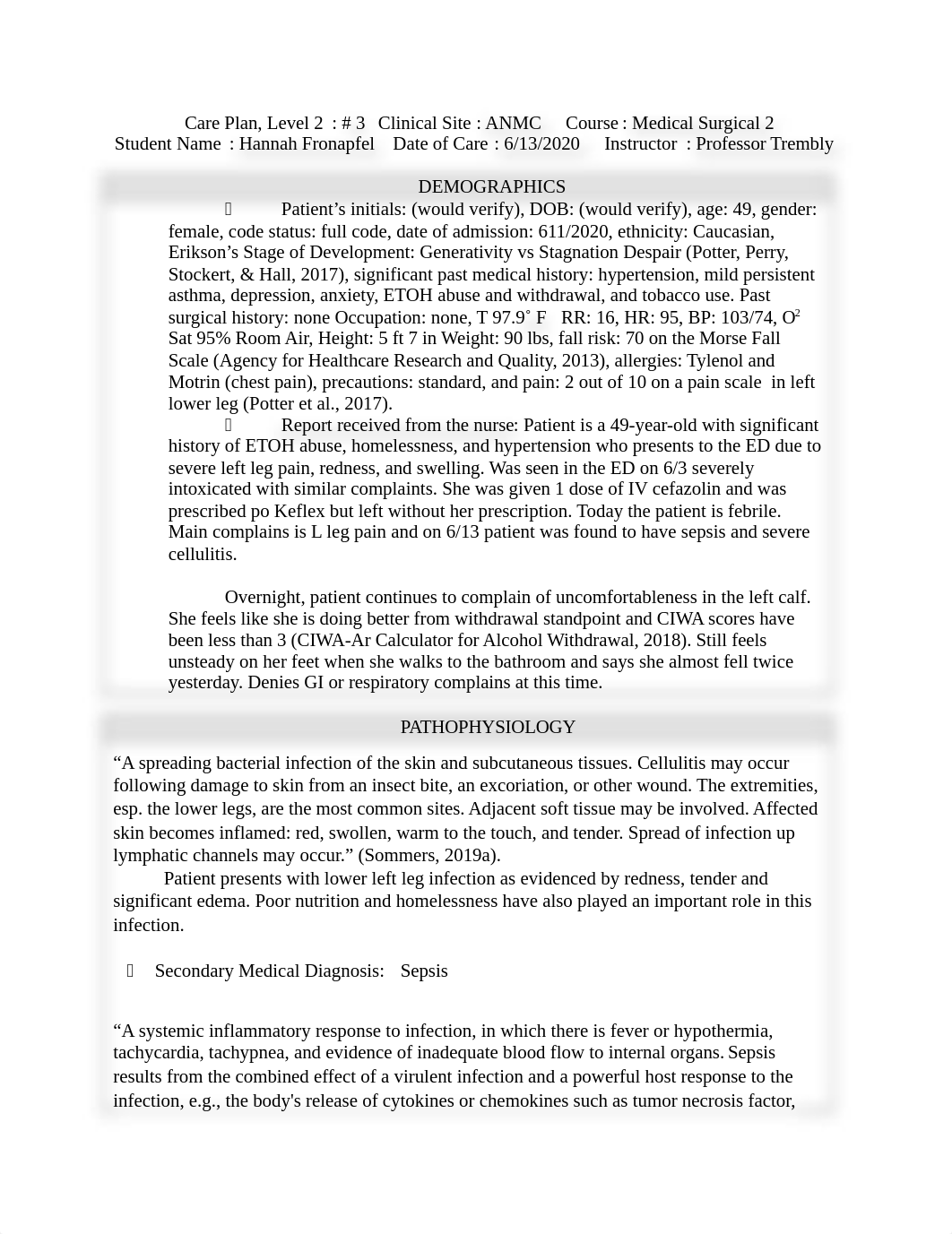 Sepsis_Cellulitis_Care Plan 4 Hannah Fronapfel.docx_dpb1odbp6am_page1