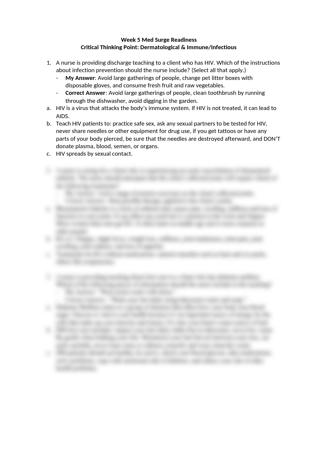 Week 5 Med Surge Readiness Critical Points.docx_dpbbzygnfe4_page1