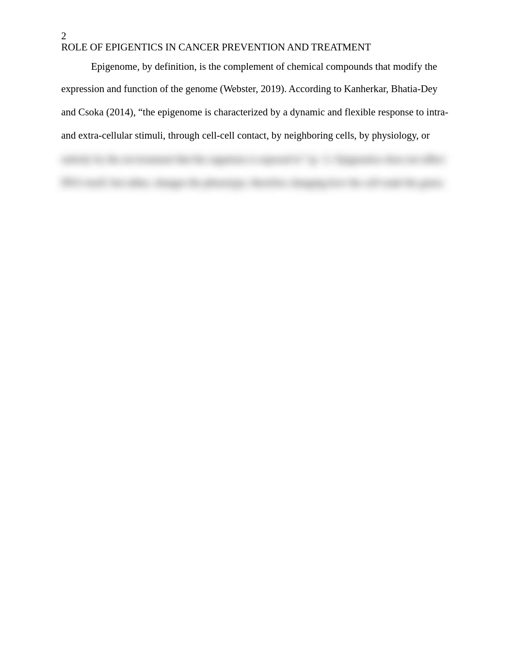 Epigenetics Role in Cancer Prevention and Treatment - Brett Locke - Week 1.docx_dpbgj8o1rug_page2