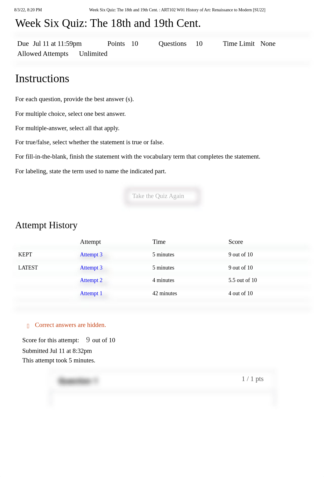 Week Six Quiz_ The 18th and 19th Cent. _ ART102 W01 History of Art_ Renaissance to Modern [SU22].pdf_dpbqaemntuu_page1