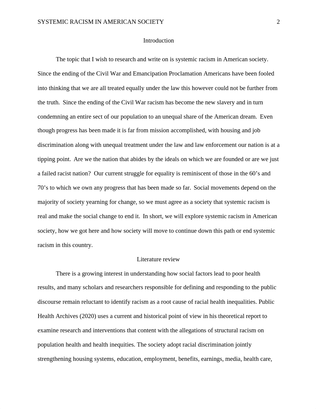 Effects of Systemic Racism in American Society.docx_dpbwgvujdti_page2