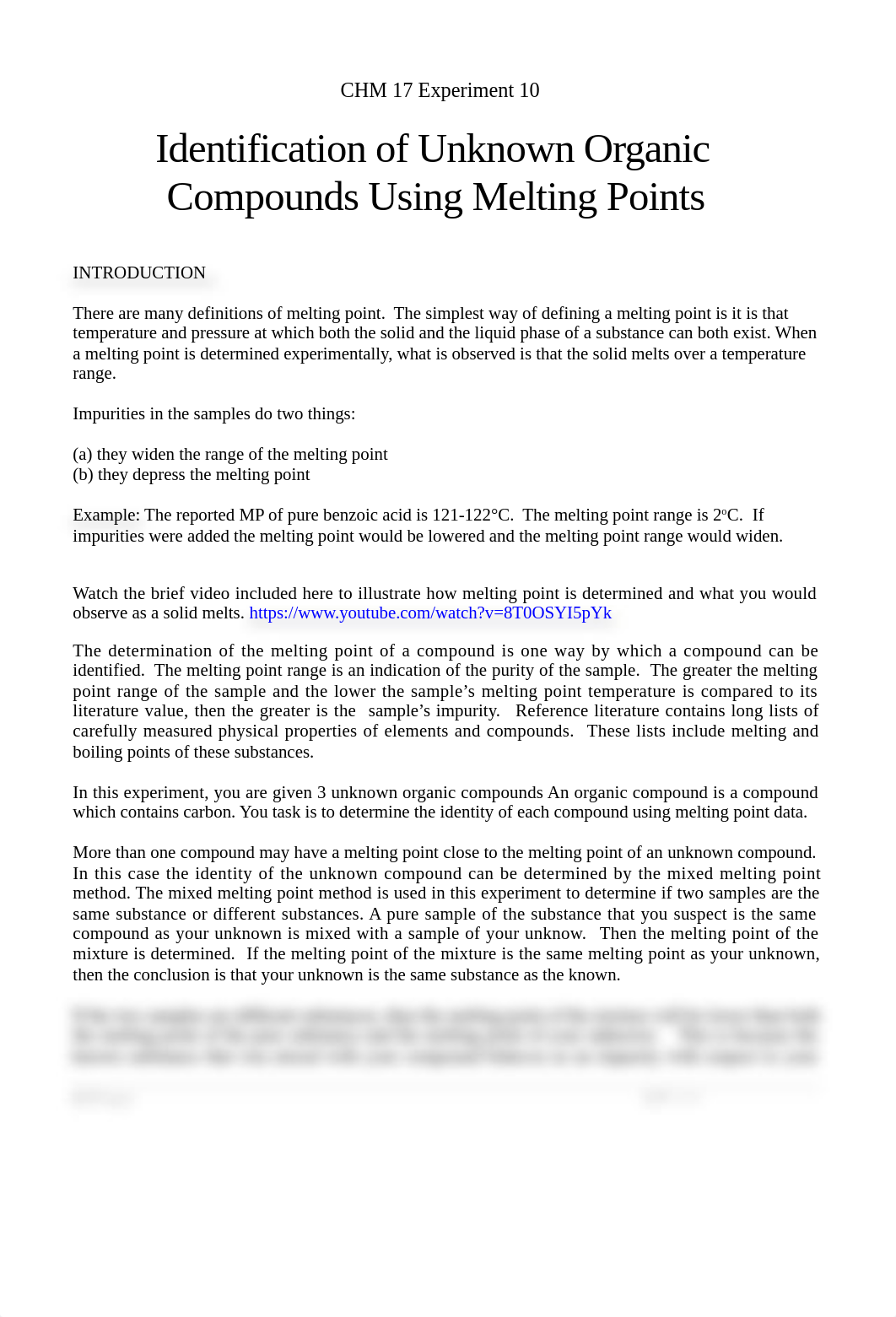 CHM 17 Experiment 10 Mixed Melting Point.docx_dpc0zrsgygg_page1