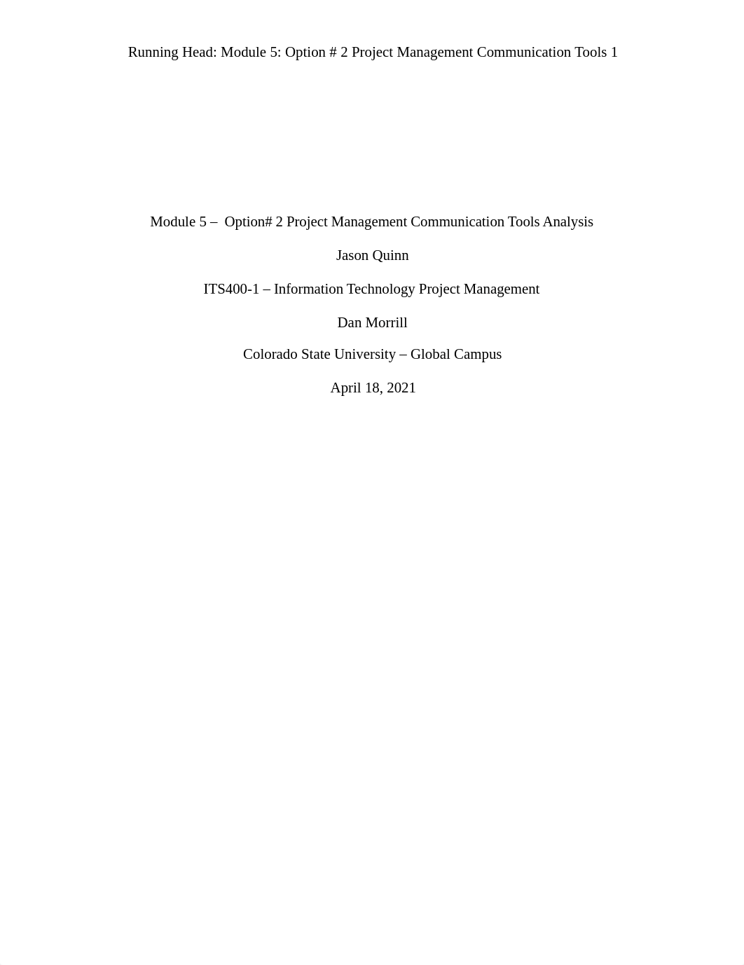 Jason Quinn - ITS400 Module 5 - Option 2 Project Management Communication Tools Analysis.doc_dpcdqbfveso_page1