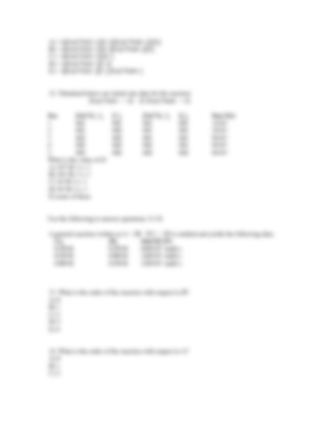 12 and 13 AP Practice Test Kinetics and Equilibrium_dpclospejbr_page4