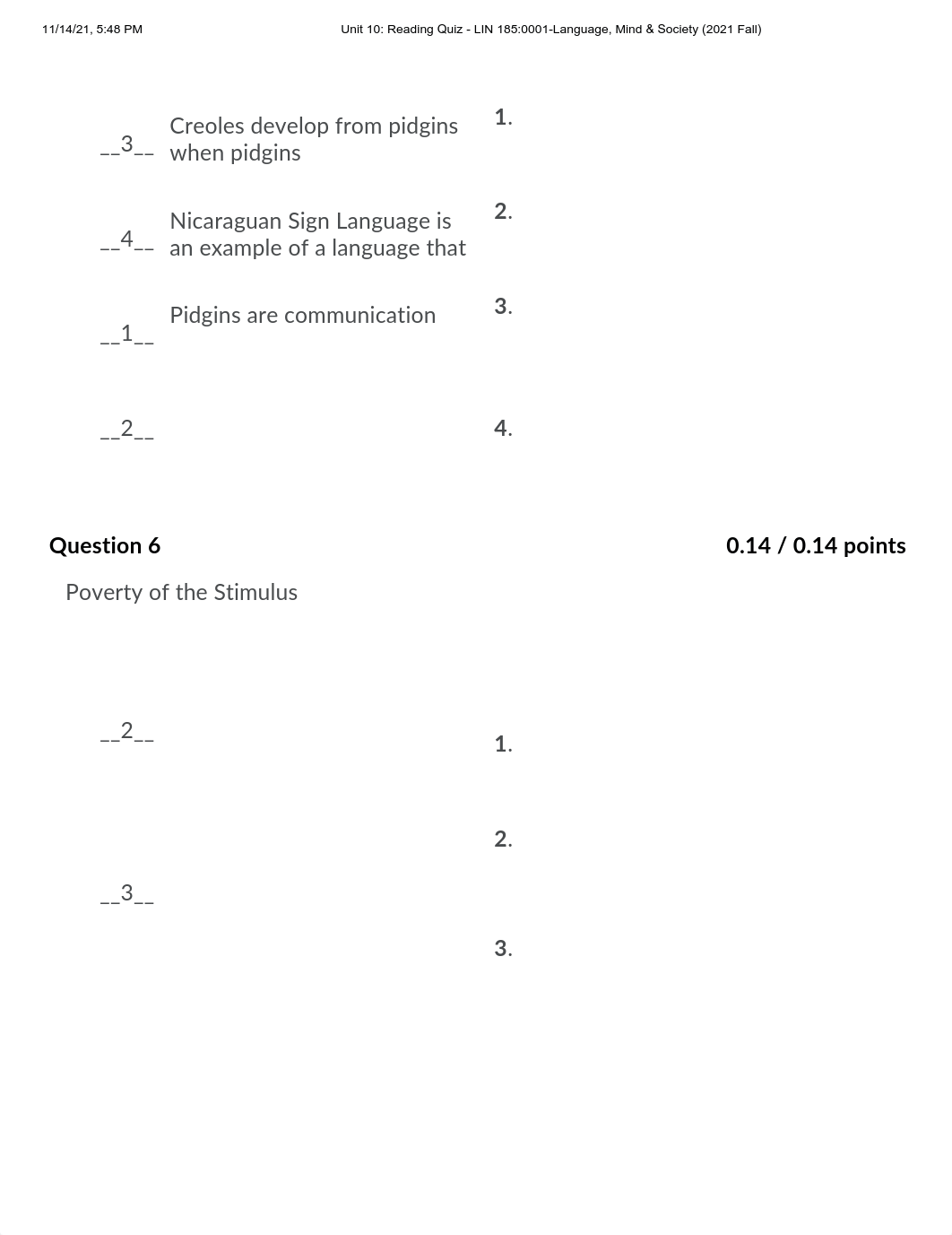 Unit 10_ Reading Quiz 6- LIN 185_0001-Language, Mind & Society (2021 Fall).pdf_dpcya6mw1f2_page1