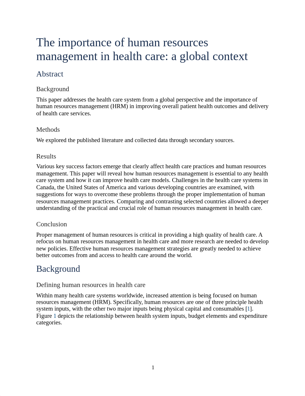 The importance of human resources management in health care (2).docx_dpd1z5r5c2u_page1