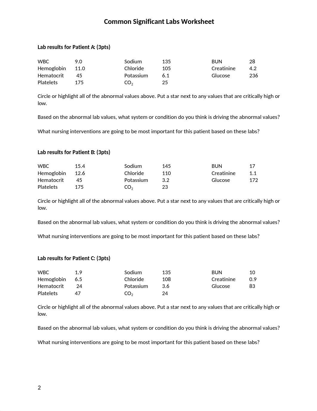 NRS 140 Lab Values Worksheet.docx_dpd2kamob87_page2