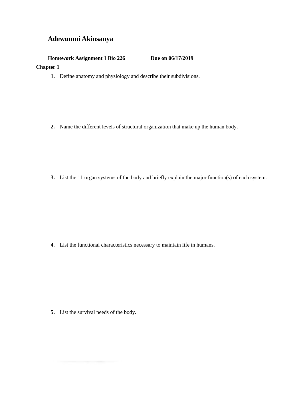 Bio 226 Assignment 1 Chapter 1 , 4 and 5.doc_dpdkbq8k3c4_page1