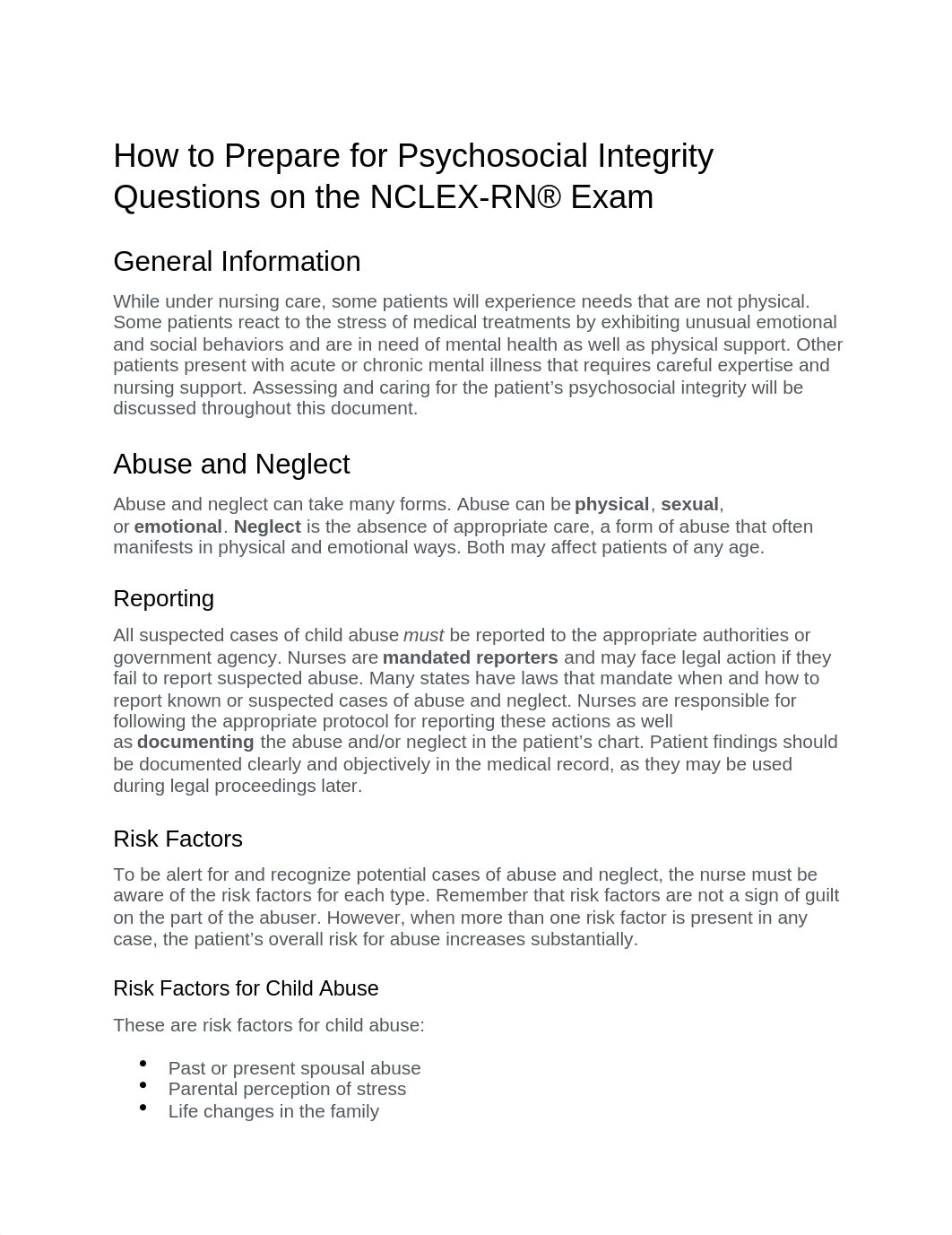 Psychosocial Integrity Study Guide for the NCLEX-RN Exam.docx_dpdlot4802k_page1