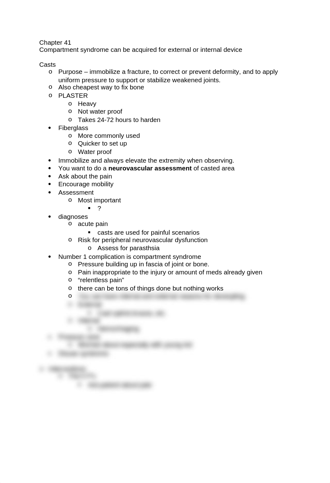 Chapter 41- Compartment syndrome  - Notes_dpdnk0txa31_page1