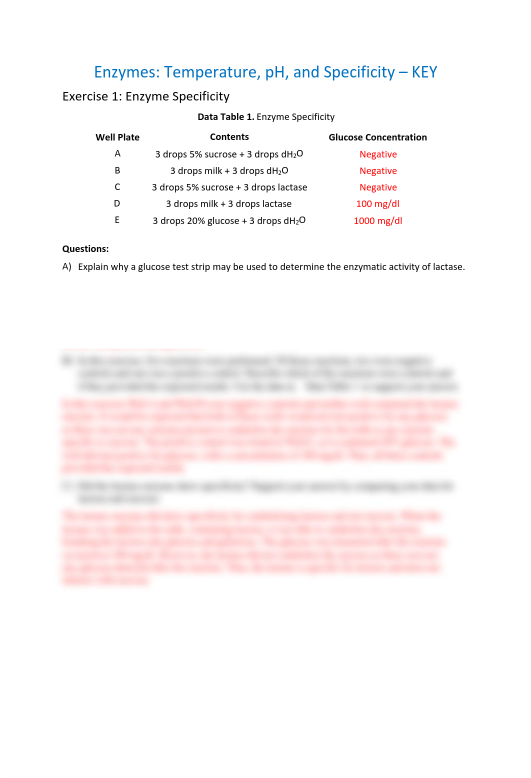 Enzymes_Temperature pH and Specificity_KEY.pdf_dpe14vc7tf7_page1