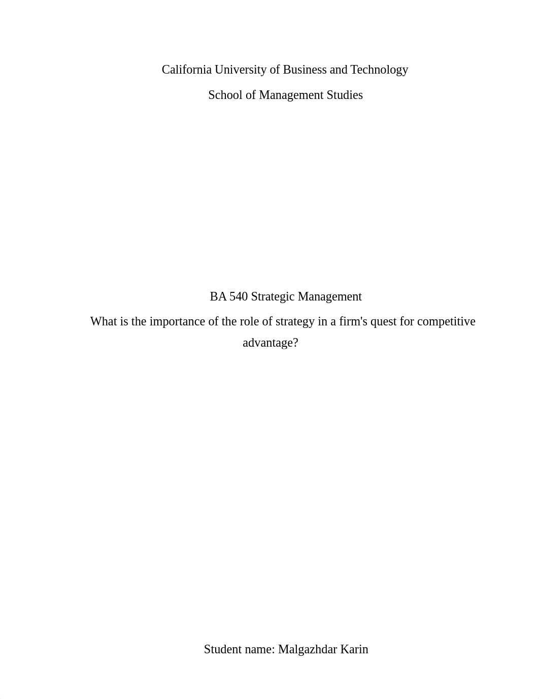 540W4 What is the importance of the role of strategy in a firm.docx_dpe1hamlhaz_page1