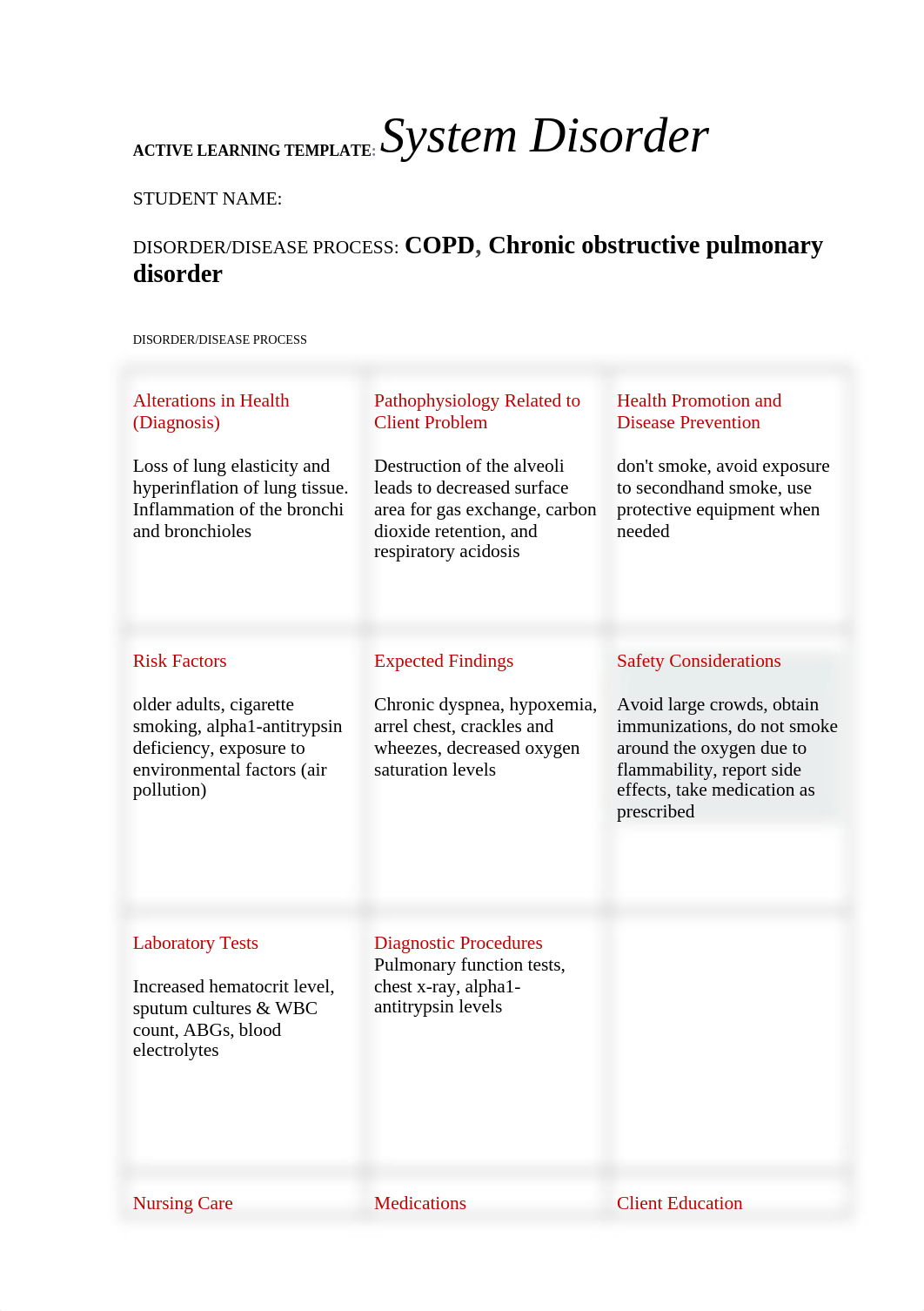 System Disorder COPD, Pleural Effusion.docx_dpe3j457bq9_page1