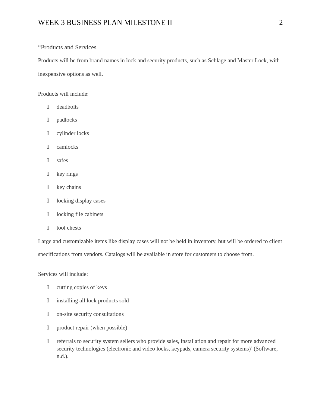 Week3 Business Plan Milestone II_dpe5u19arps_page2