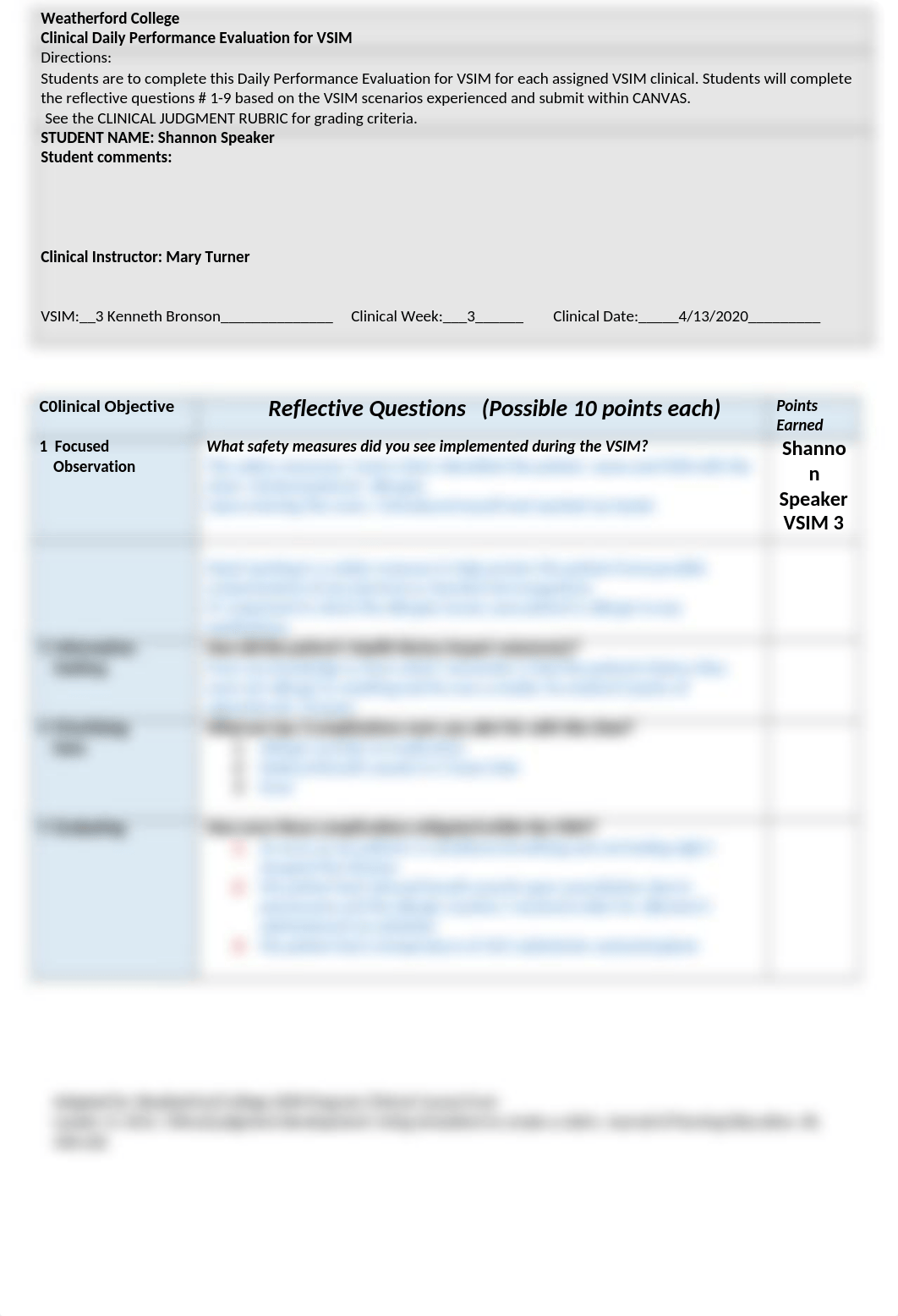 SIMS 3 kenneth bronson Clinical Daily Performance Tool Revised for VSIM (1).docx_dpea1npc765_page1