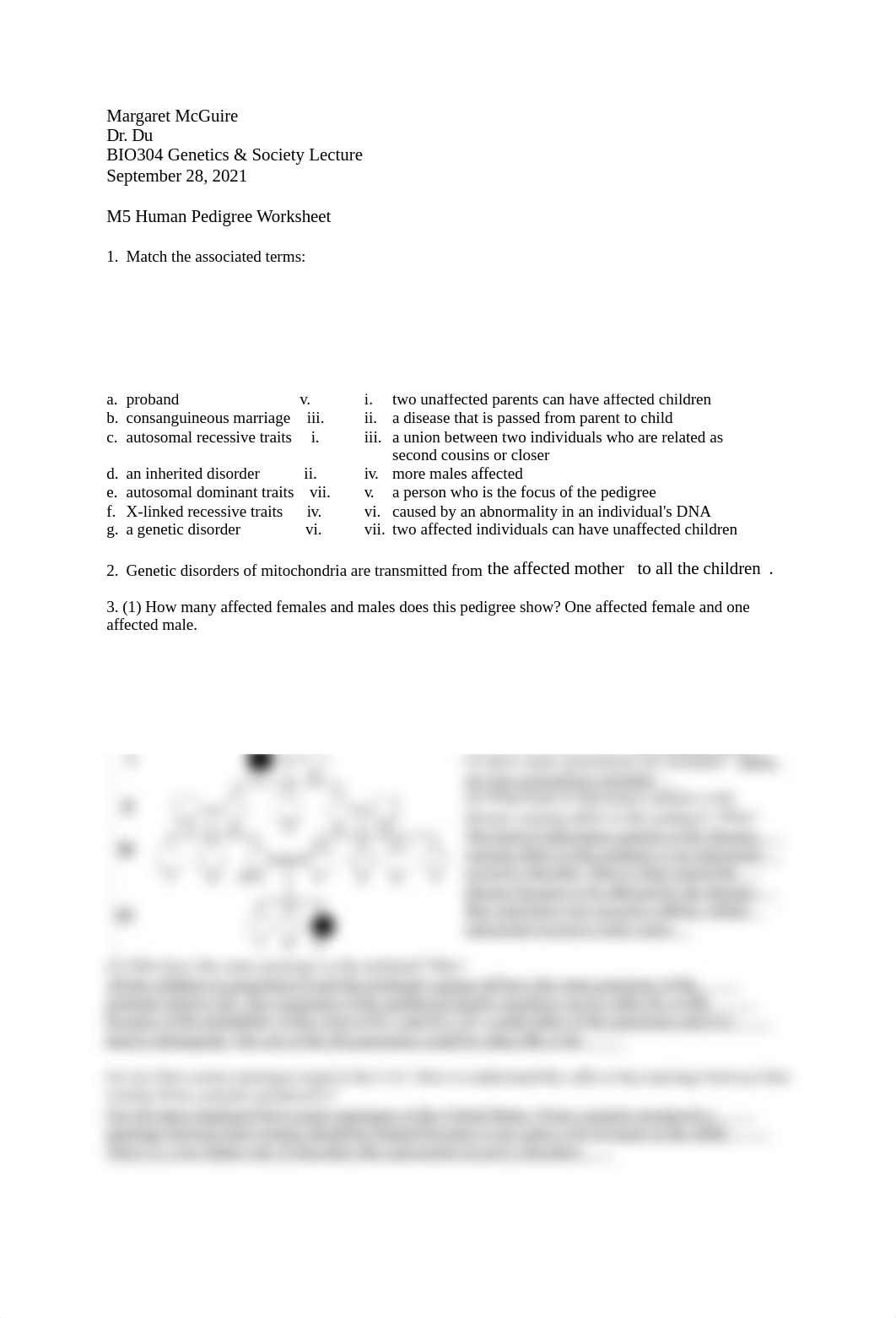 Worksheet BIO304 M5 Human Pedigree.docx_dpemxy1cgrj_page1