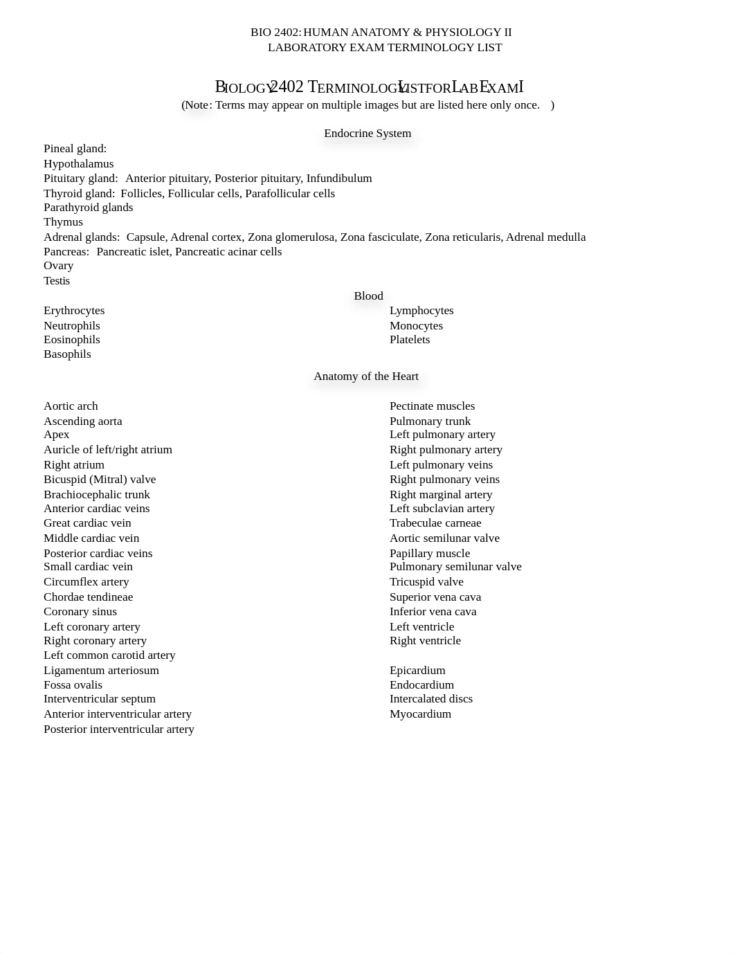 BIO 2402 Lab Exam COMPLETE Study Guide Online (2).docx_dpeuoubkty5_page1