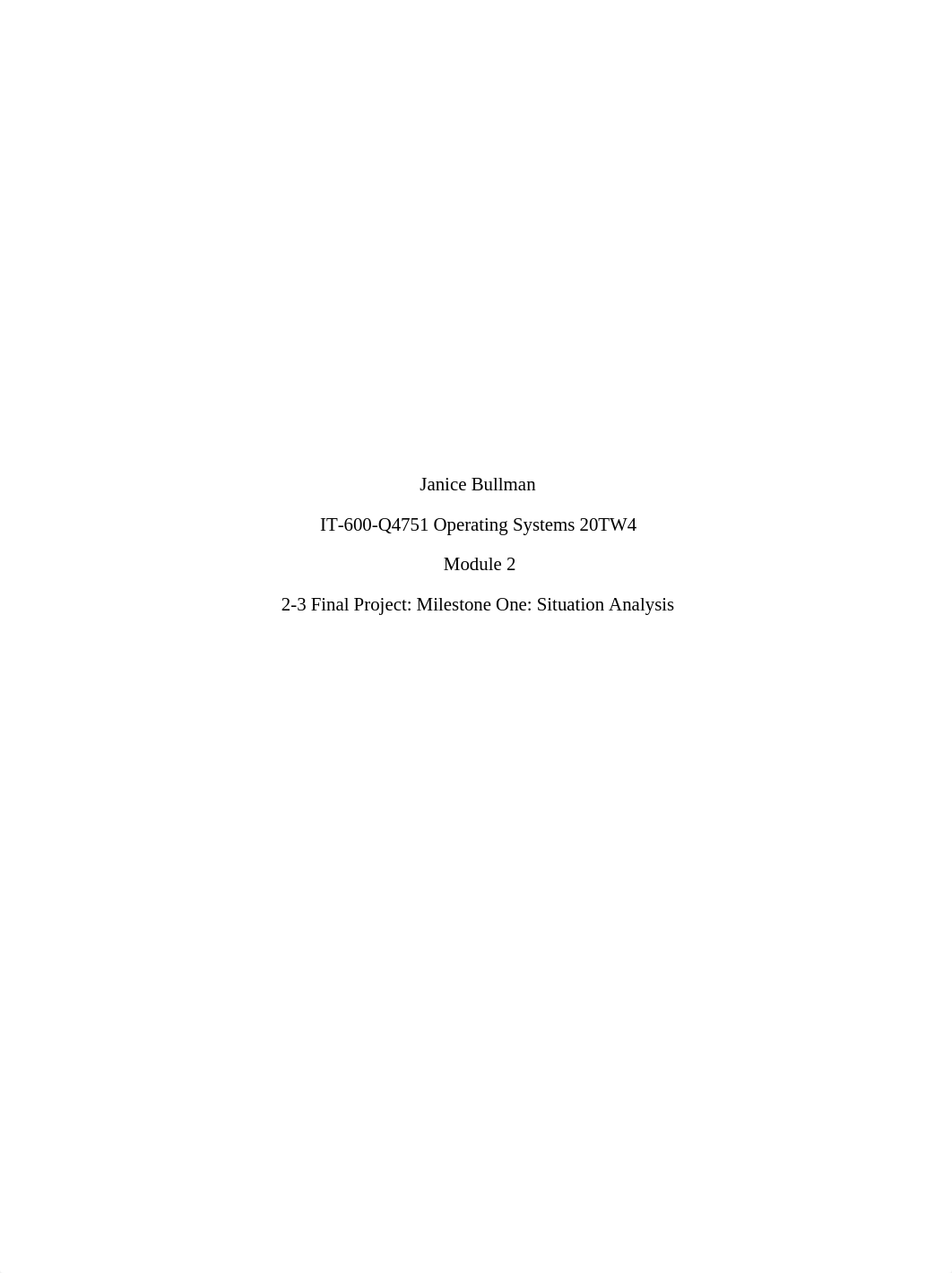 2-3 Final Project Milestone One Situation Analysis 04 15 2020.docx_dpevaf3h3z7_page1