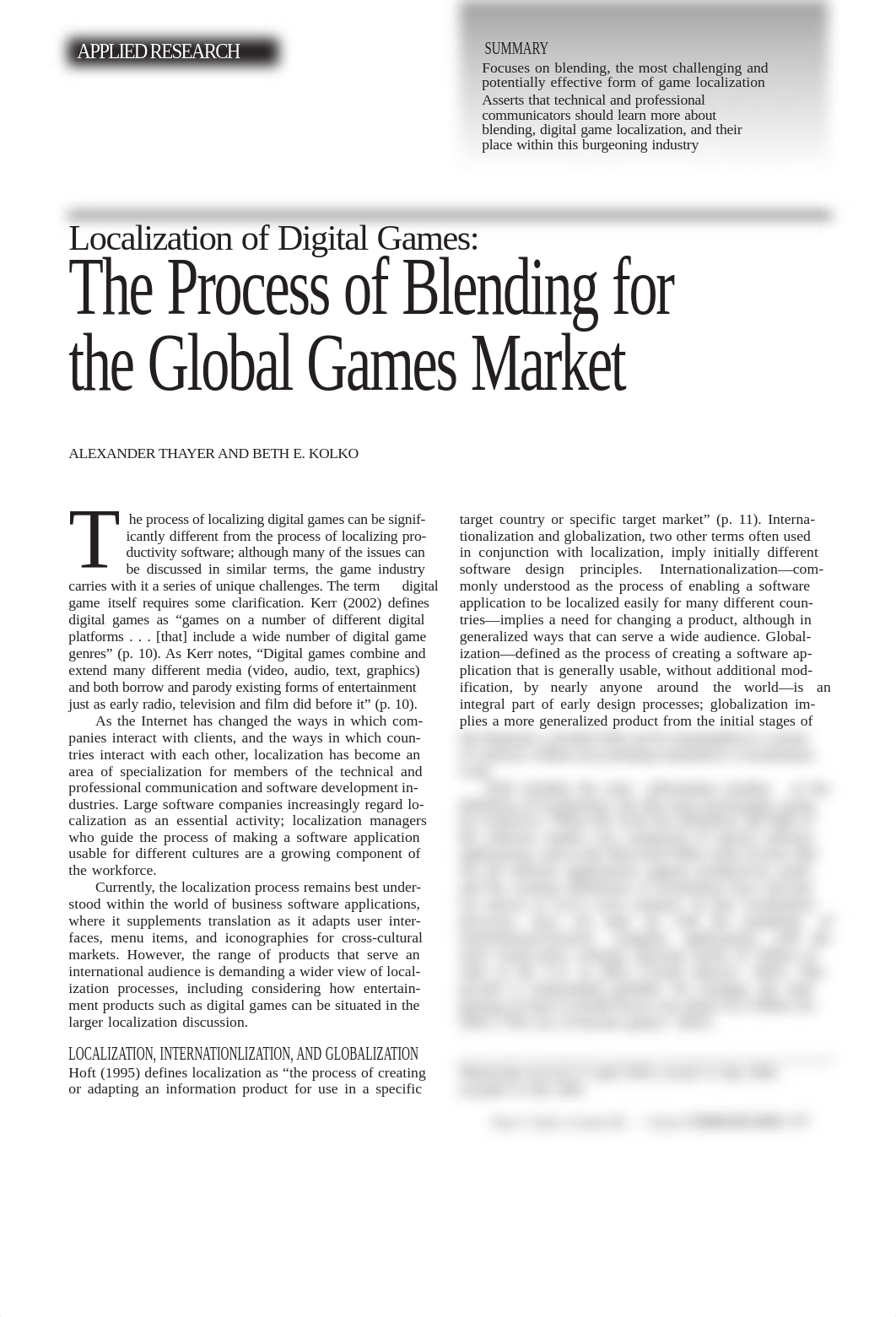 Localization of Digital Games- The Process of Blending for the Global Games Market_dpeyo5y2ckc_page1