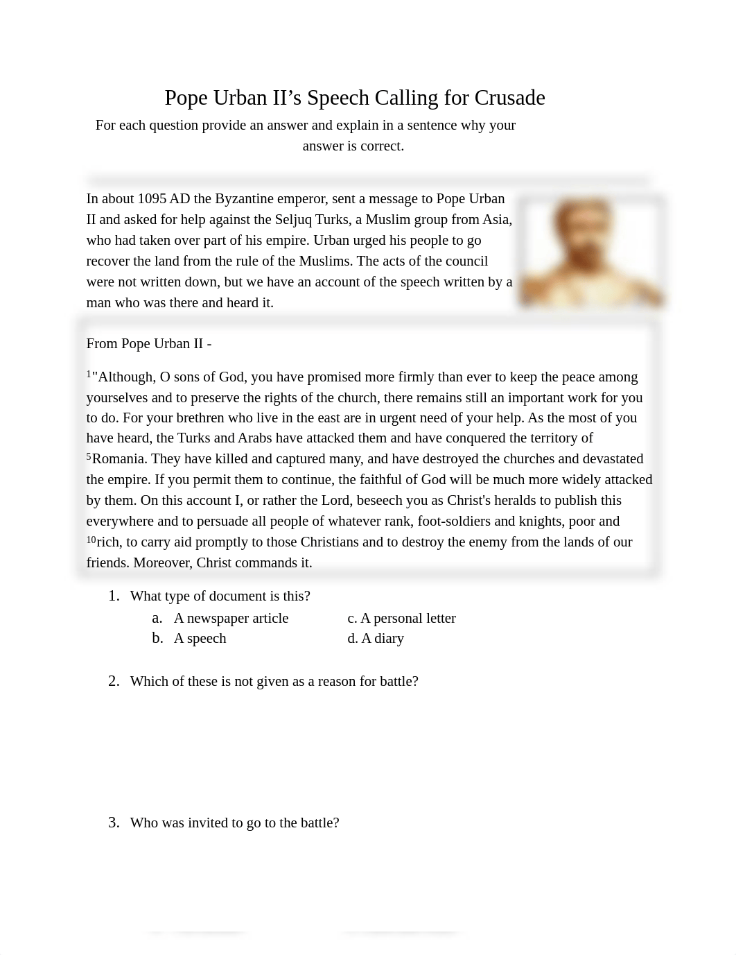 Pope Urbans Speech (simplified).pdf_dpf0ecgr8ot_page1