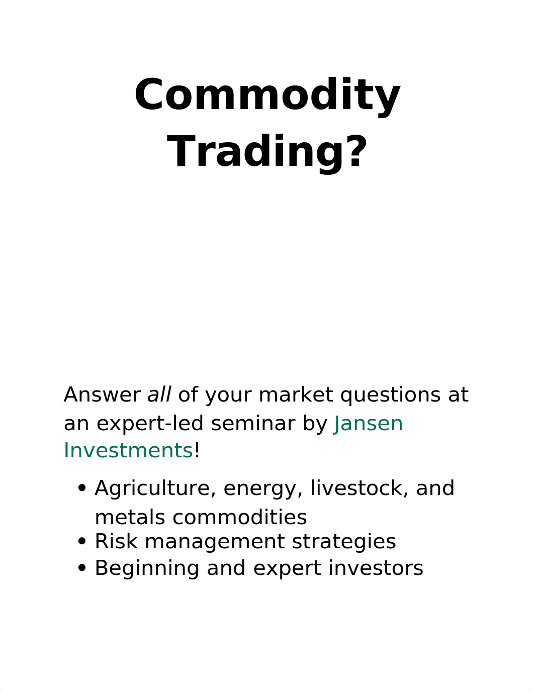 Lab 1-1 Commodity Trading Flyer_dpf3347ka73_page1