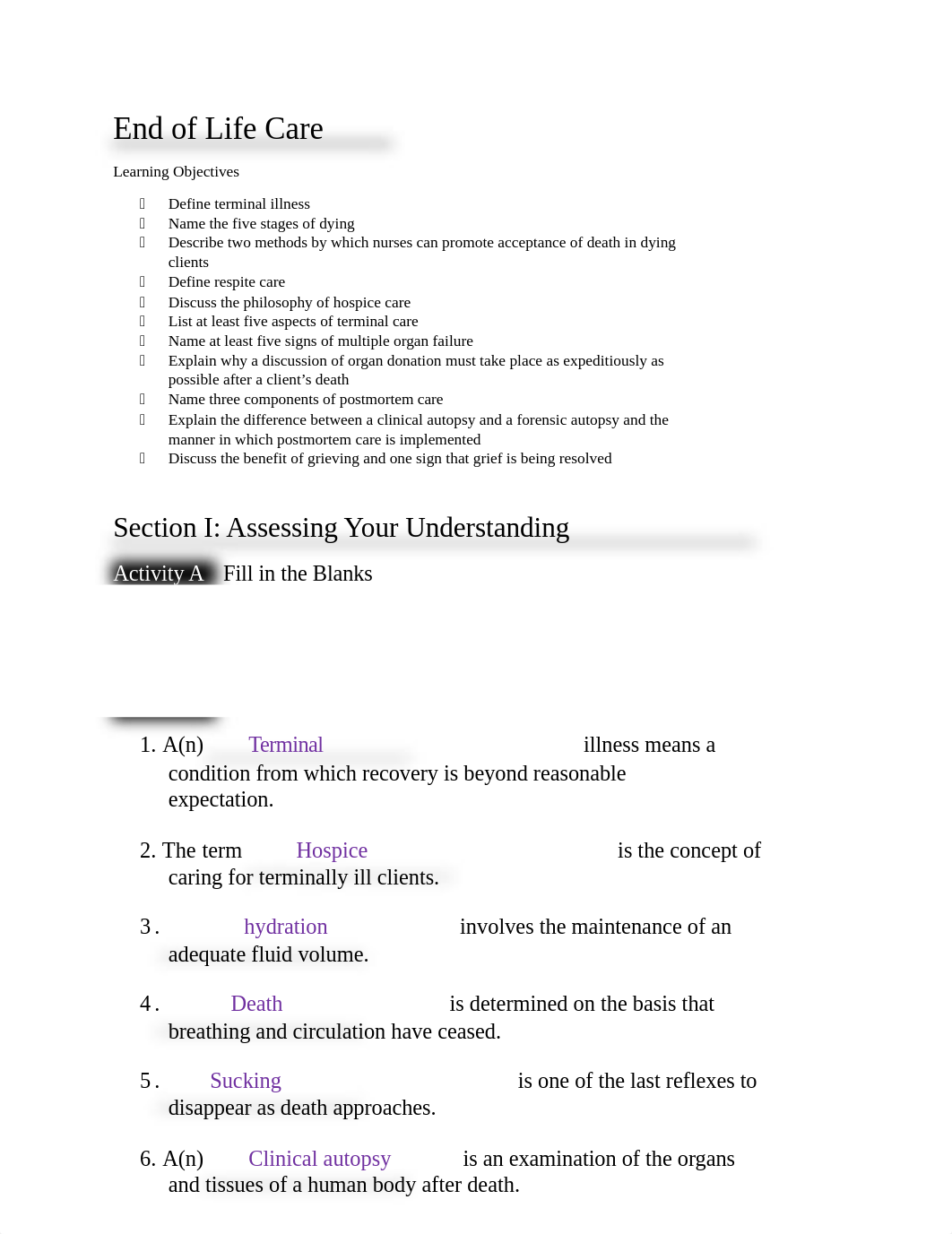 End of Life Care Worksheet.docx_dpf3yrsbqs1_page1