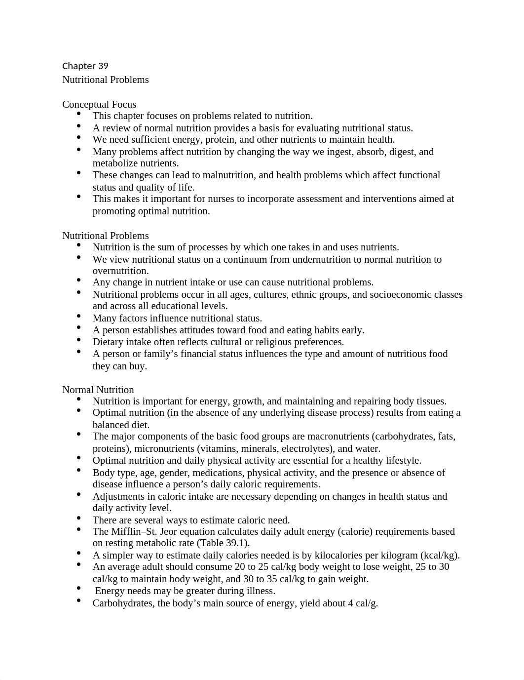 Chapter 39 Nutritional Problems .docx_dpfdvze9q03_page1