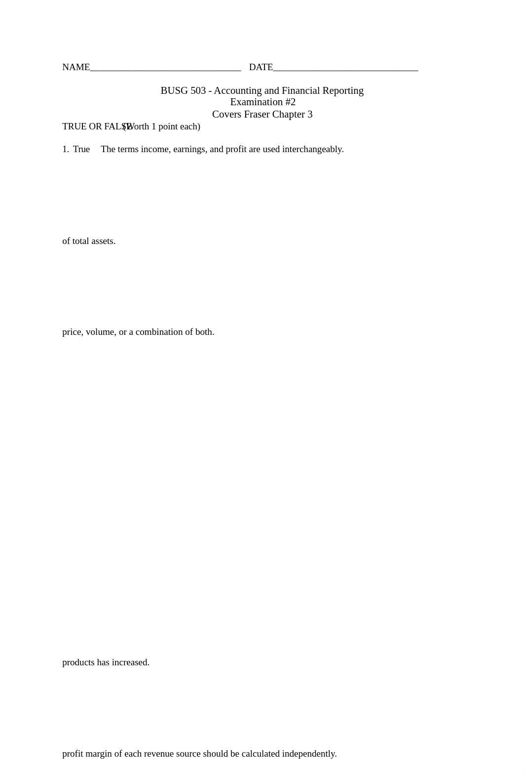 BUSB503 - Exam #2 - Income Statement - Brandon W.docx_dpg2aa904qo_page1