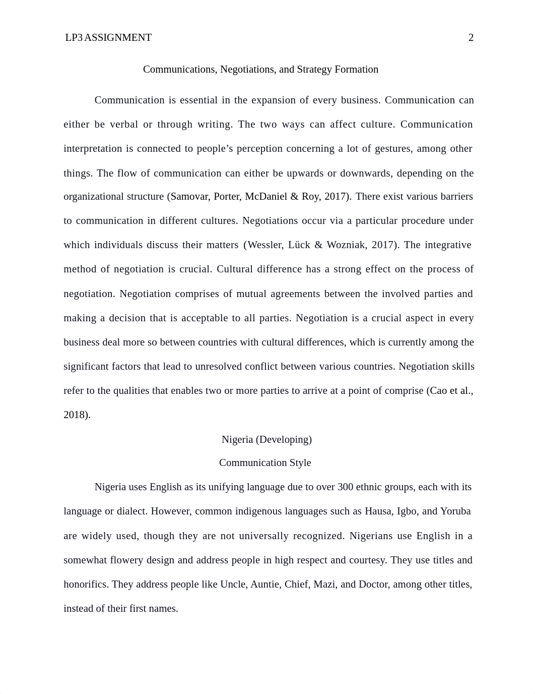 LP3 Assignment Milestone 3 Communications, Negotiations and Strategy Formation.docx_dpge90scjxp_page2