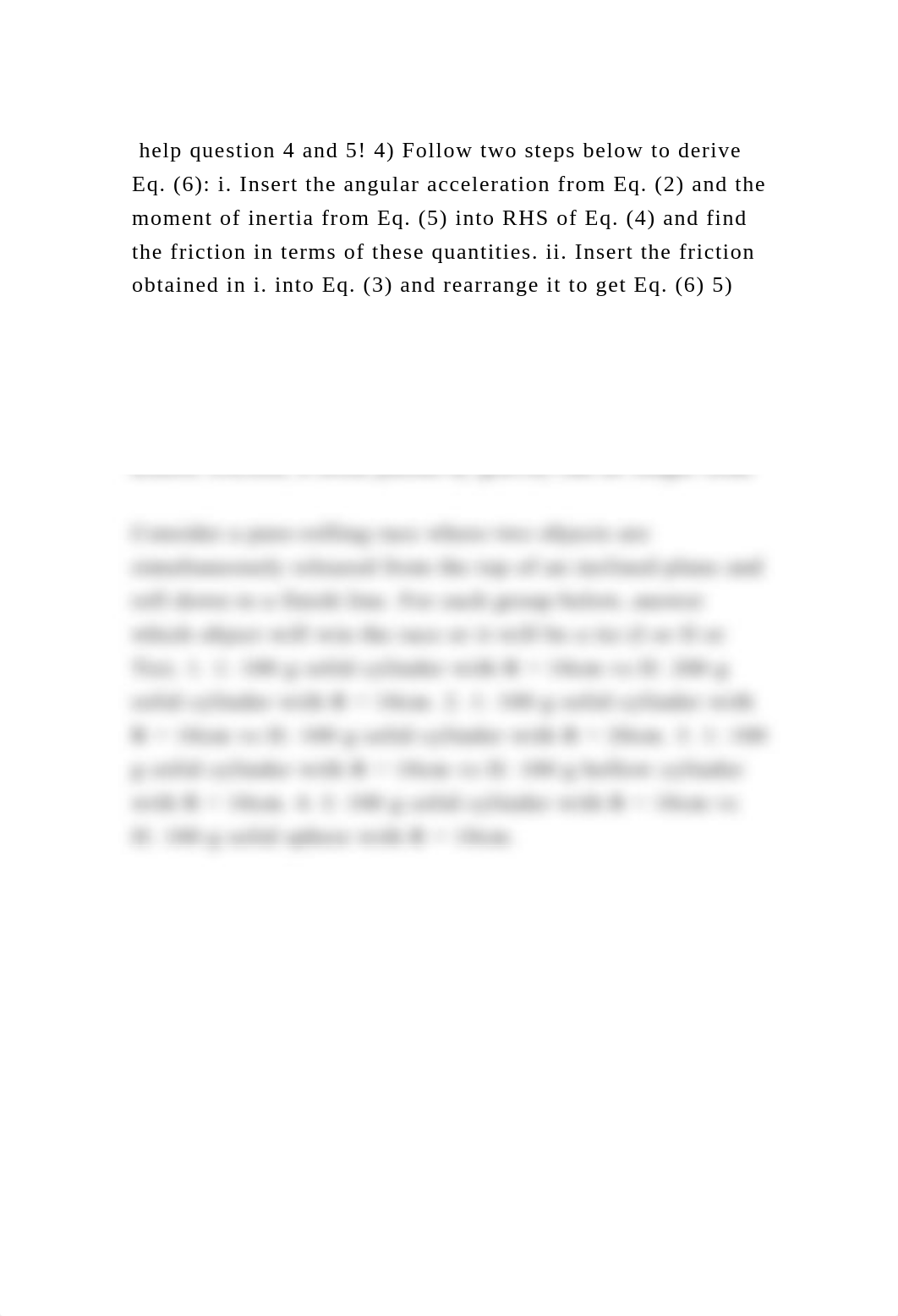 help question 4 and 5! 4) Follow two steps below to derive Eq. (6).docx_dpgi3dim9c6_page2